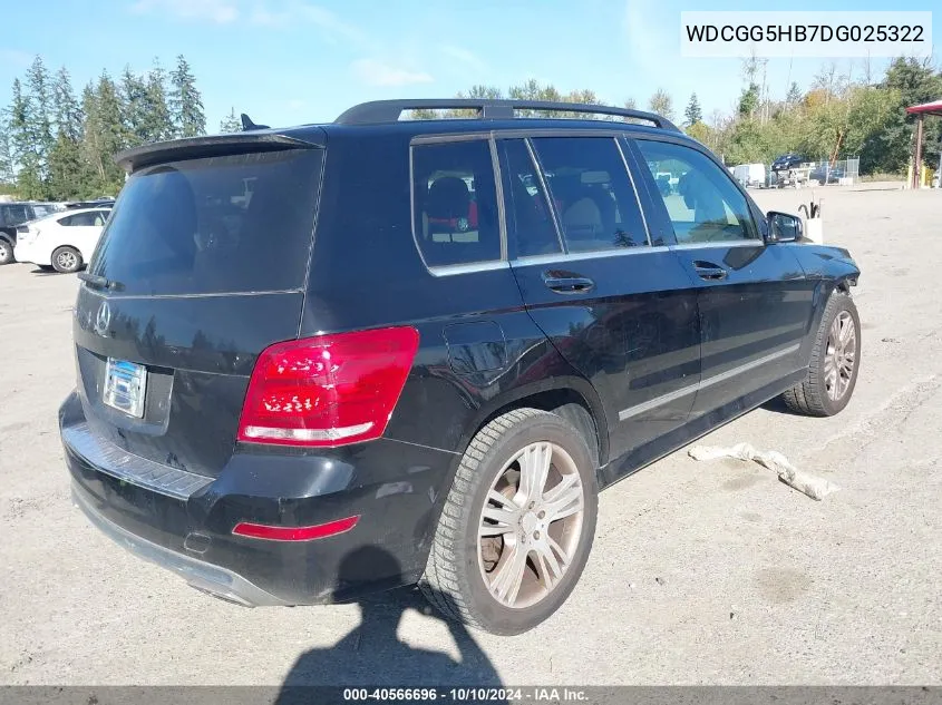 2013 Mercedes-Benz Glk 350 VIN: WDCGG5HB7DG025322 Lot: 40566696