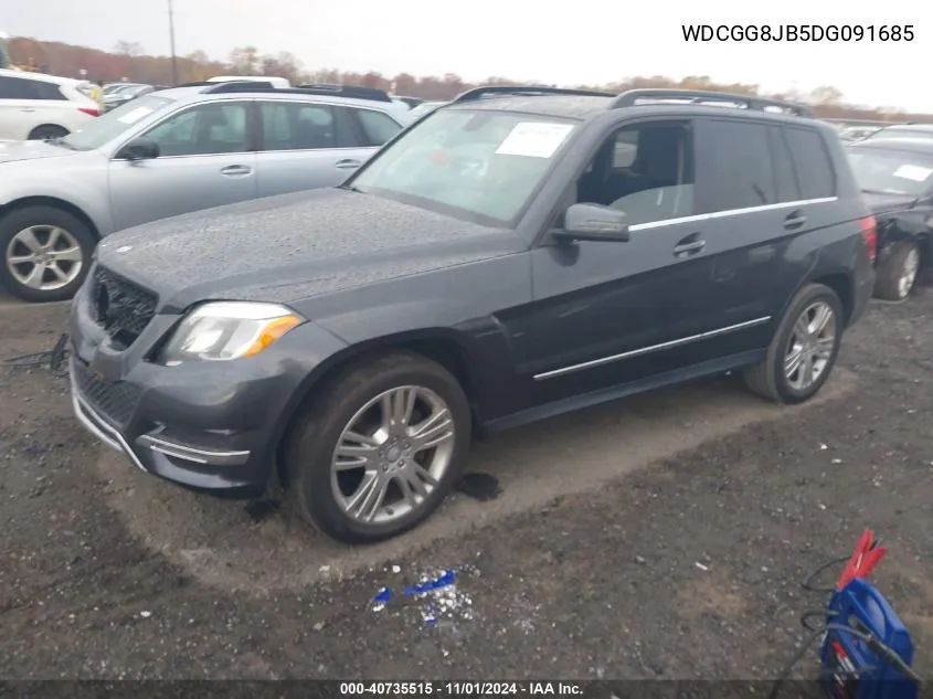 2013 Mercedes-Benz Glk 350 4Matic VIN: WDCGG8JB5DG091685 Lot: 40735515