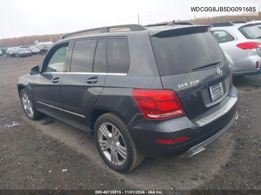 2013 Mercedes-Benz Glk 350 4Matic VIN: WDCGG8JB5DG091685 Lot: 40735515