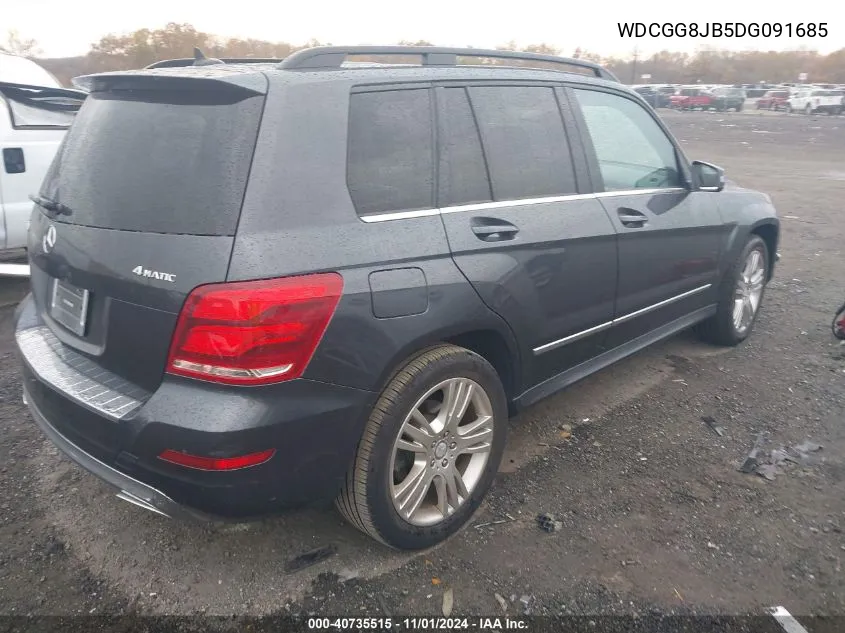 2013 Mercedes-Benz Glk 350 4Matic VIN: WDCGG8JB5DG091685 Lot: 40735515