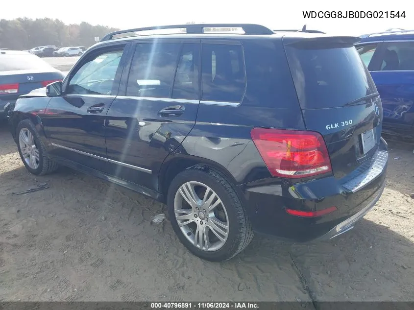 2013 Mercedes-Benz Glk 350 4Matic VIN: WDCGG8JB0DG021544 Lot: 40796891