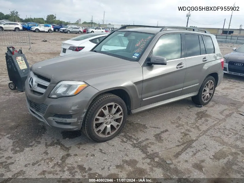 2013 Mercedes-Benz Glk 350 VIN: WDCGG5HBXDF955902 Lot: 40802846