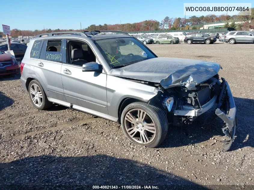 2013 Mercedes-Benz Glk 350 4Matic VIN: WDCGG8JB8DG074864 Lot: 40821343