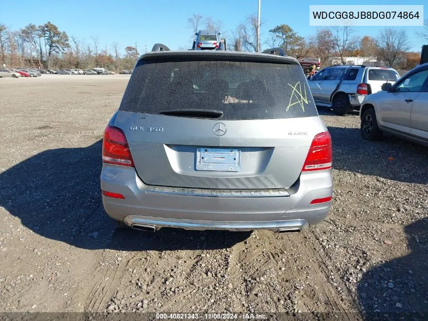 2013 Mercedes-Benz Glk 350 4Matic VIN: WDCGG8JB8DG074864 Lot: 40821343