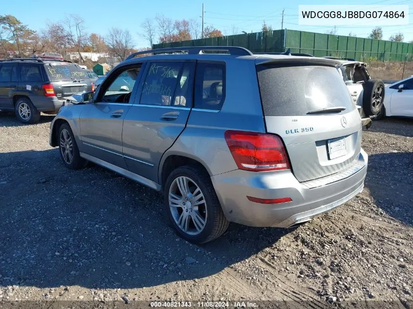 2013 Mercedes-Benz Glk 350 4Matic VIN: WDCGG8JB8DG074864 Lot: 40821343