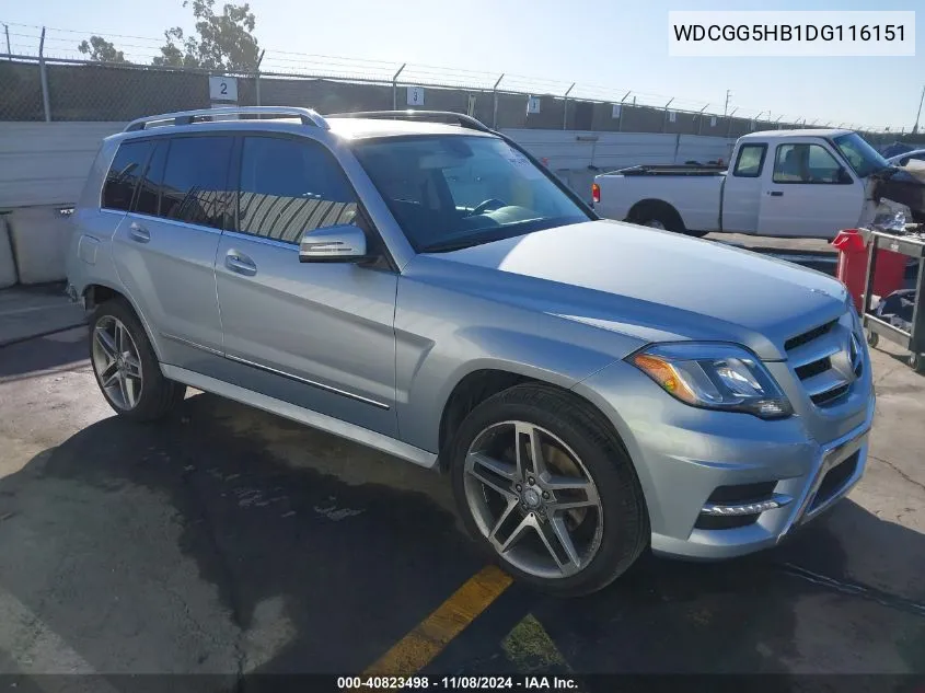 2013 Mercedes-Benz Glk 350 VIN: WDCGG5HB1DG116151 Lot: 40823498