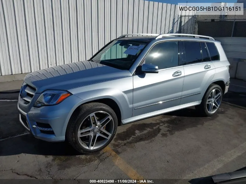 2013 Mercedes-Benz Glk 350 VIN: WDCGG5HB1DG116151 Lot: 40823498