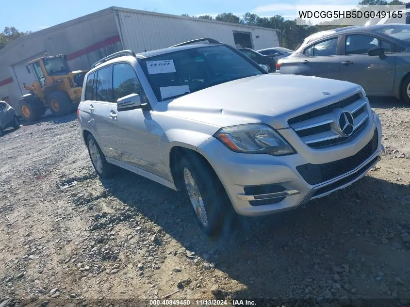 2013 Mercedes-Benz Glk 350 VIN: WDCGG5HB5DG049165 Lot: 40849450