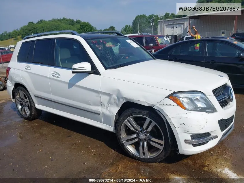 2014 Mercedes-Benz Glk 350 4Matic VIN: WDCGG8JB7EG207387 Lot: 39673214