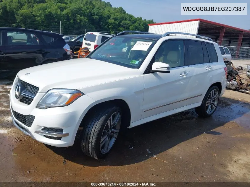 2014 Mercedes-Benz Glk 350 4Matic VIN: WDCGG8JB7EG207387 Lot: 39673214