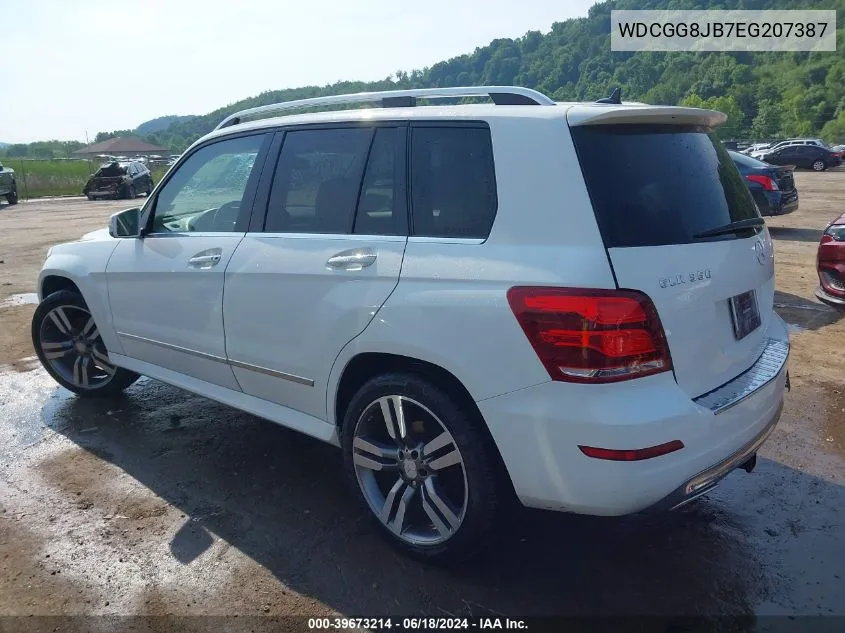 2014 Mercedes-Benz Glk 350 4Matic VIN: WDCGG8JB7EG207387 Lot: 39673214