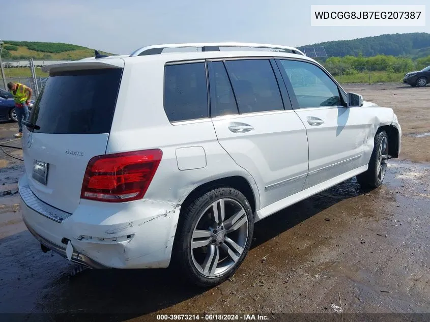 2014 Mercedes-Benz Glk 350 4Matic VIN: WDCGG8JB7EG207387 Lot: 39673214