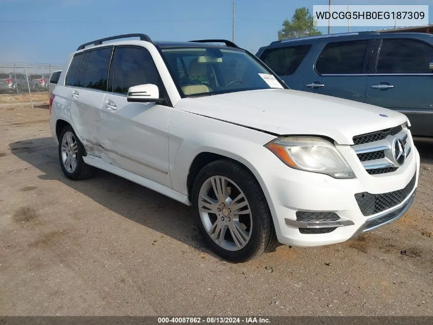 2014 Mercedes-Benz Glk 350 VIN: WDCGG5HB0EG187309 Lot: 40087862