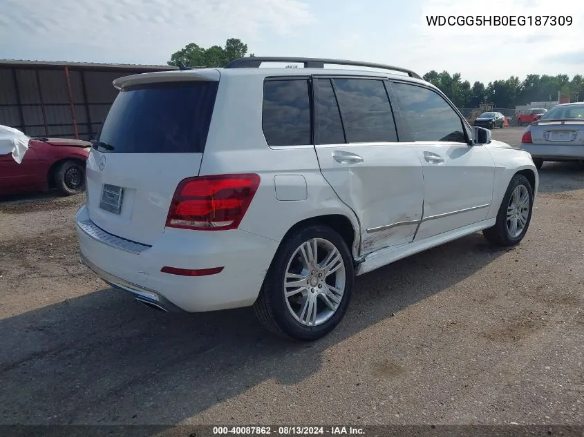 2014 Mercedes-Benz Glk 350 VIN: WDCGG5HB0EG187309 Lot: 40087862