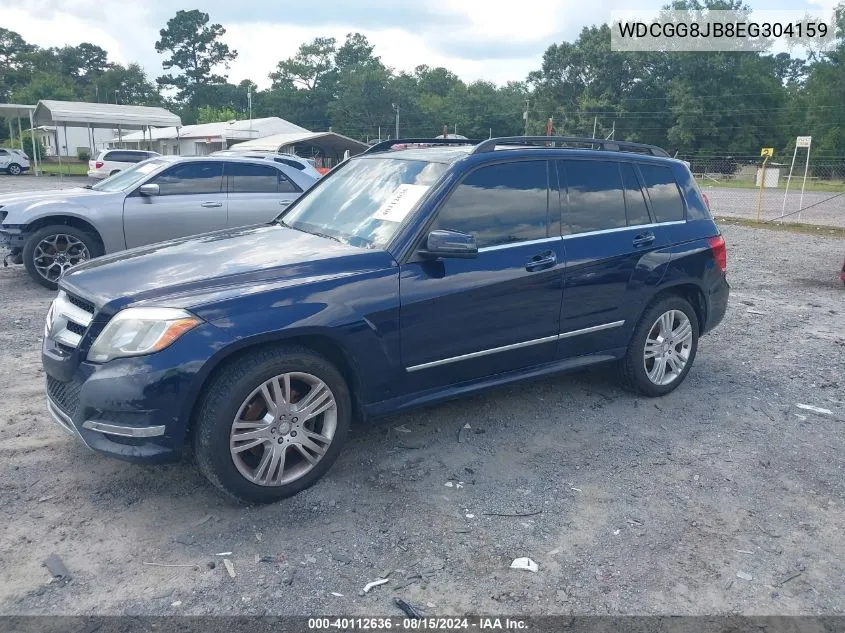 2014 Mercedes-Benz Glk 350 4Matic VIN: WDCGG8JB8EG304159 Lot: 40112636