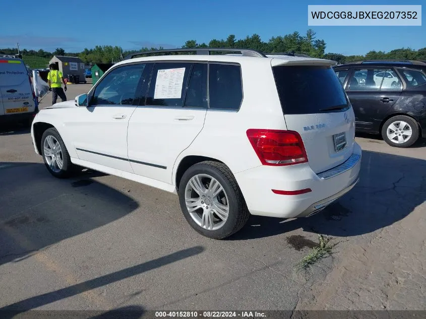 2014 Mercedes-Benz Glk 350 4Matic VIN: WDCGG8JBXEG207352 Lot: 40152810