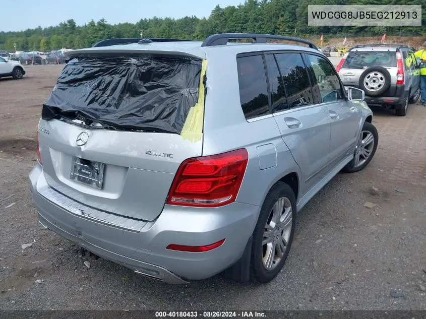 2014 Mercedes-Benz Glk 350 4Matic VIN: WDCGG8JB5EG212913 Lot: 40180433