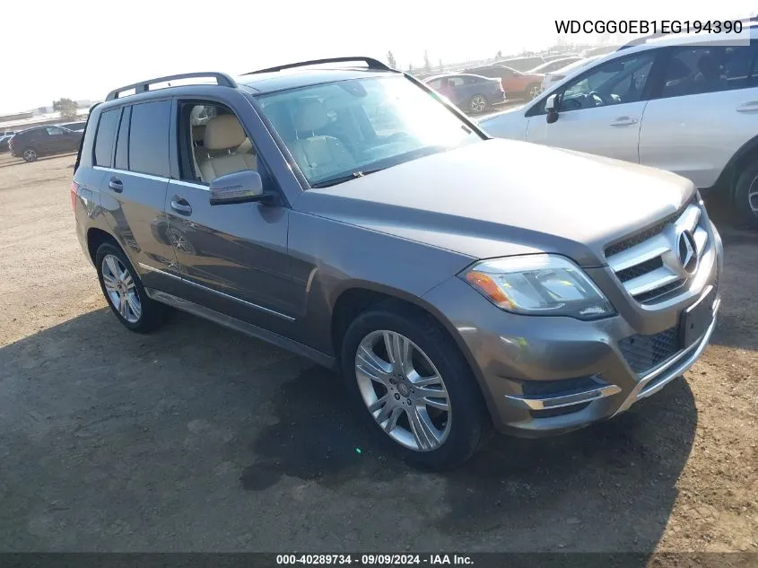 2014 Mercedes-Benz Glk 250 Bluetec 4Matic VIN: WDCGG0EB1EG194390 Lot: 40289734