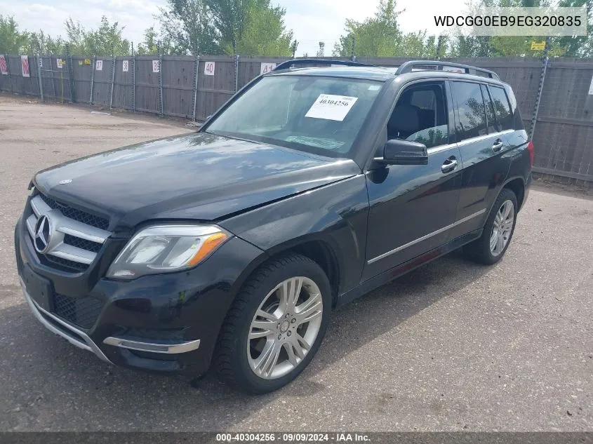 2014 Mercedes-Benz Glk 250 Bluetec 4Matic VIN: WDCGG0EB9EG320835 Lot: 40304256