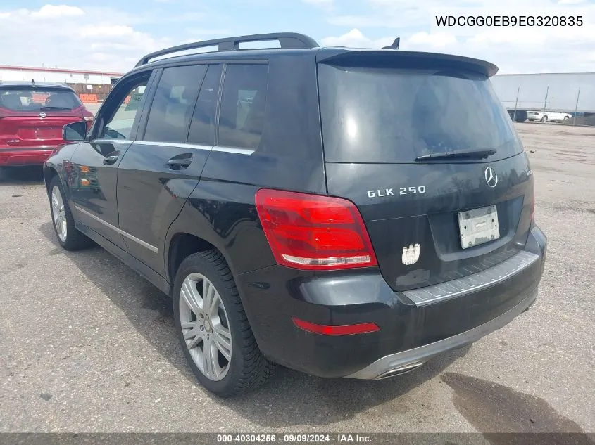 2014 Mercedes-Benz Glk 250 Bluetec 4Matic VIN: WDCGG0EB9EG320835 Lot: 40304256