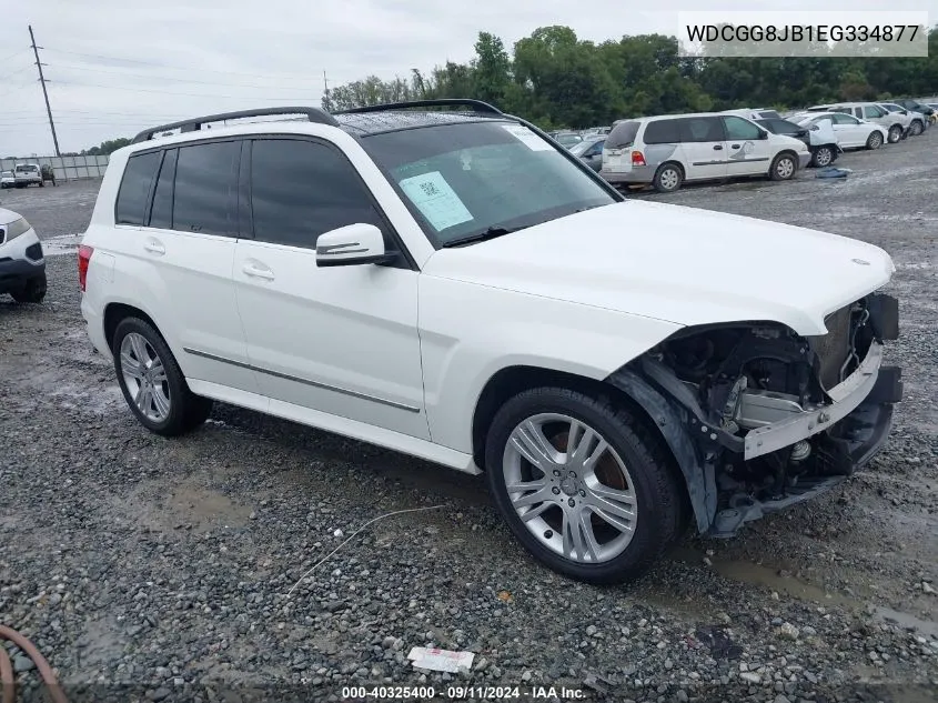 2014 Mercedes-Benz Glk 350 4Matic VIN: WDCGG8JB1EG334877 Lot: 40325400