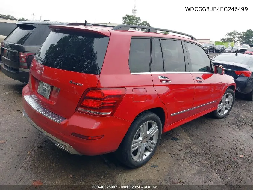 2014 Mercedes-Benz Glk 350 4Matic VIN: WDCGG8JB4EG246499 Lot: 40325997