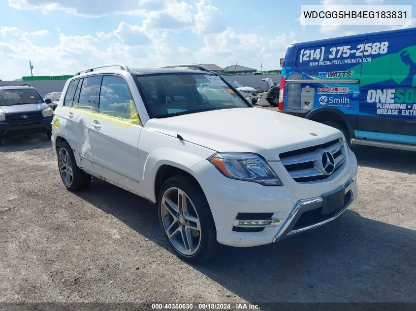 2014 Mercedes-Benz Glk 350 VIN: WDCGG5HB4EG183831 Lot: 40350630