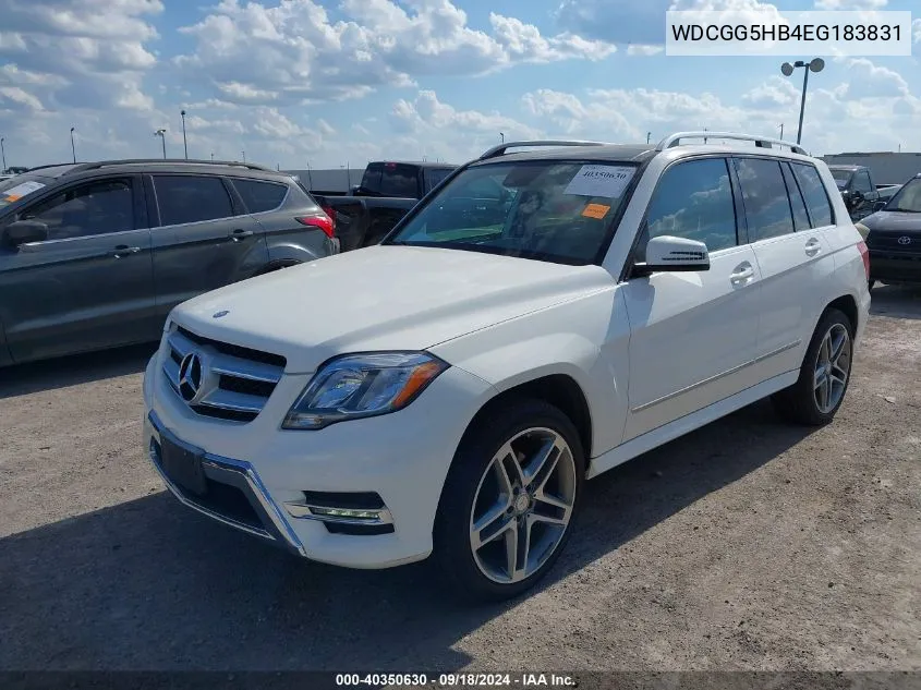 2014 Mercedes-Benz Glk 350 VIN: WDCGG5HB4EG183831 Lot: 40350630