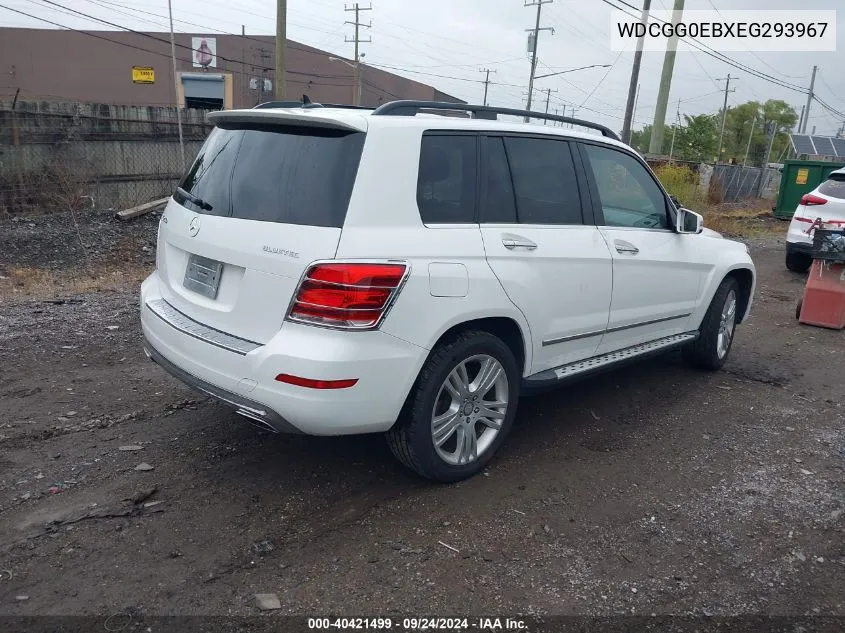 2014 Mercedes-Benz Glk 250 Bluetec 4Matic VIN: WDCGG0EBXEG293967 Lot: 40421499