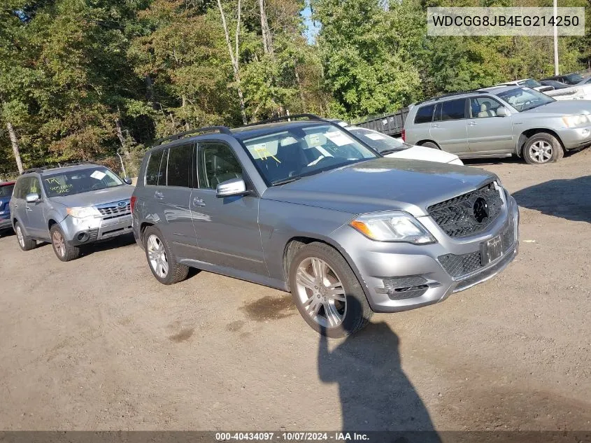 2014 Mercedes-Benz Glk 350 4Matic VIN: WDCGG8JB4EG214250 Lot: 40434097