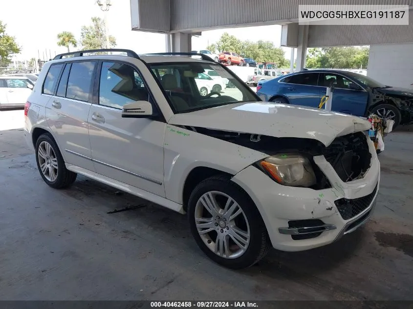 2014 Mercedes-Benz Glk 350 VIN: WDCGG5HBXEG191187 Lot: 40462458