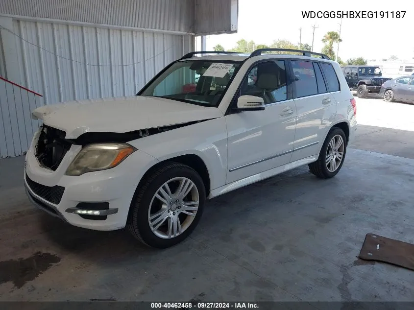 2014 Mercedes-Benz Glk 350 VIN: WDCGG5HBXEG191187 Lot: 40462458