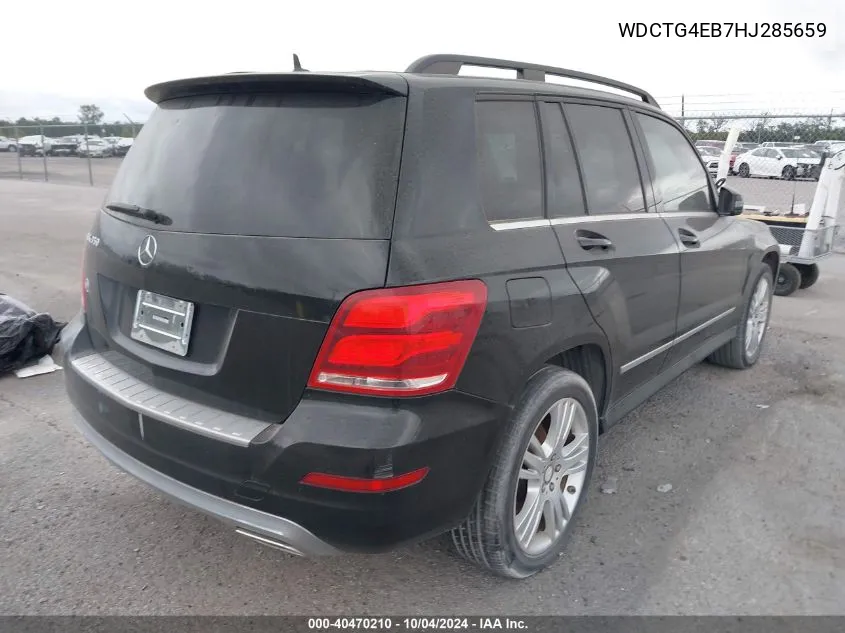 2014 Mercedes-Benz Glk 350 VIN: WDCTG4EB7HJ285659 Lot: 40470210