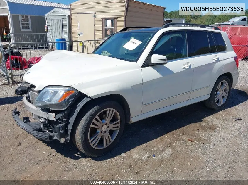 2014 Mercedes-Benz Glk 350 VIN: WDCGG5HB5EG273635 Lot: 40486536