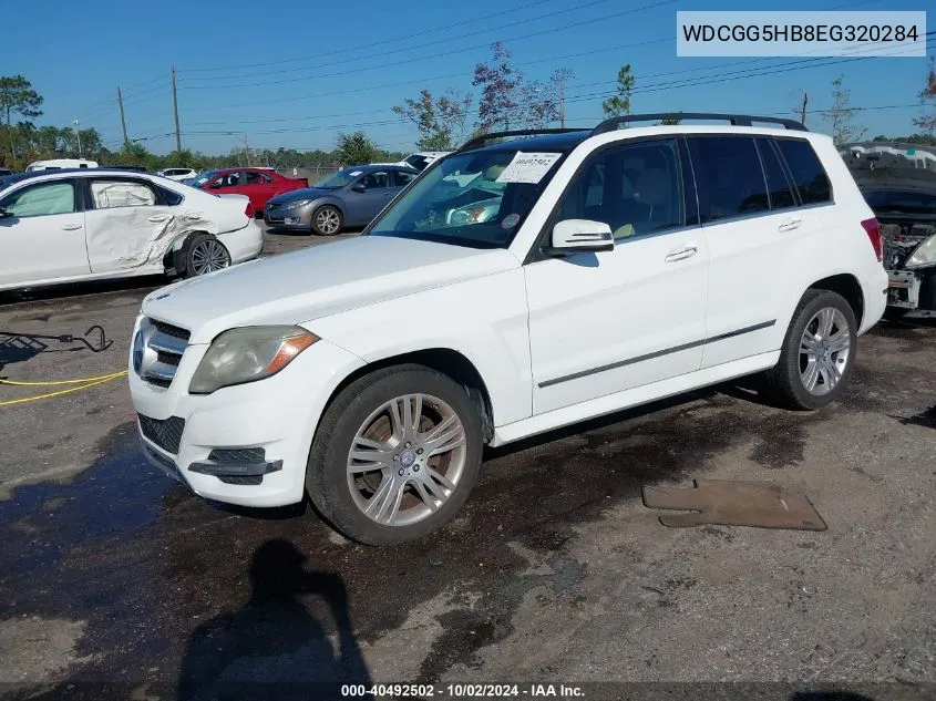 2014 Mercedes-Benz Glk 350 VIN: WDCGG5HB8EG320284 Lot: 40492502