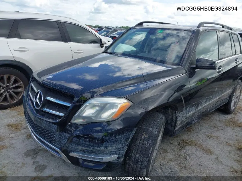 2014 Mercedes-Benz Glk 350 350 VIN: WDCGG5HB0EG324894 Lot: 40508189