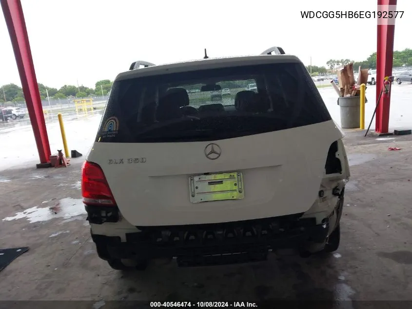 2014 Mercedes-Benz Glk 350 350 VIN: WDCGG5HB6EG192577 Lot: 40546474