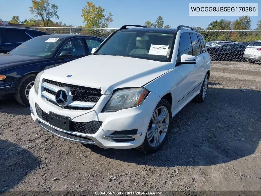 2014 Mercedes-Benz Glk 350 4Matic VIN: WDCGG8JB5EG170386 Lot: 40567680