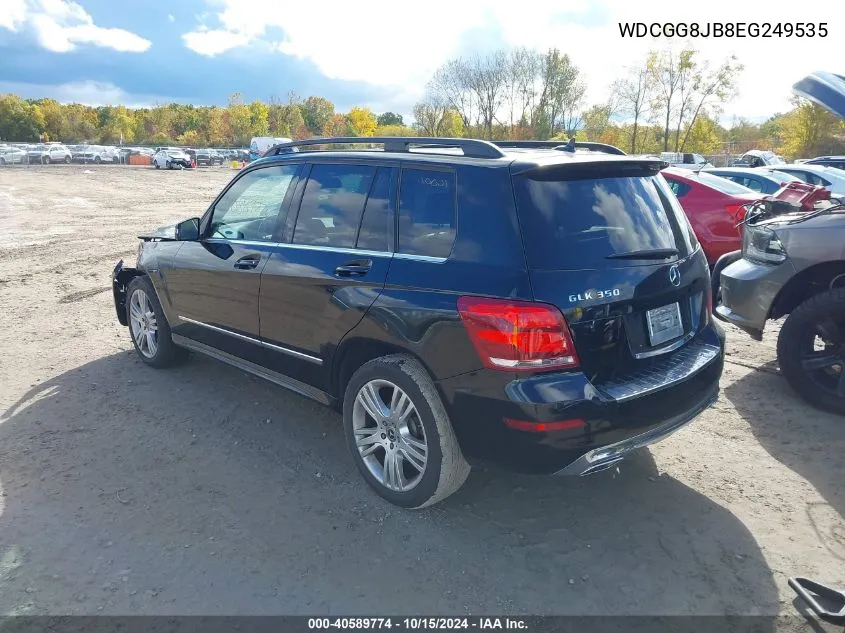 2014 Mercedes-Benz Glk 350 4Matic VIN: WDCGG8JB8EG249535 Lot: 40589774