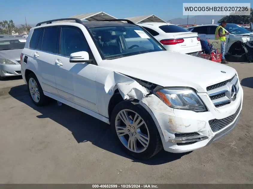 2014 Mercedes-Benz Glk 350 VIN: WDCGG5HB2EG207236 Lot: 40652599