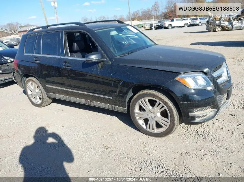 2014 Mercedes-Benz Glk 350 4Matic VIN: WDCGG8JB6EG188508 Lot: 40713257