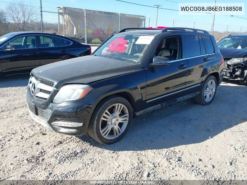 2014 Mercedes-Benz Glk 350 4Matic VIN: WDCGG8JB6EG188508 Lot: 40713257