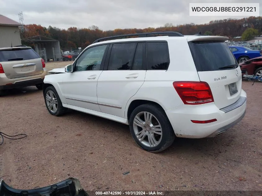 2014 Mercedes-Benz Glk 350 4Matic VIN: WDCGG8JB8EG291221 Lot: 40742590