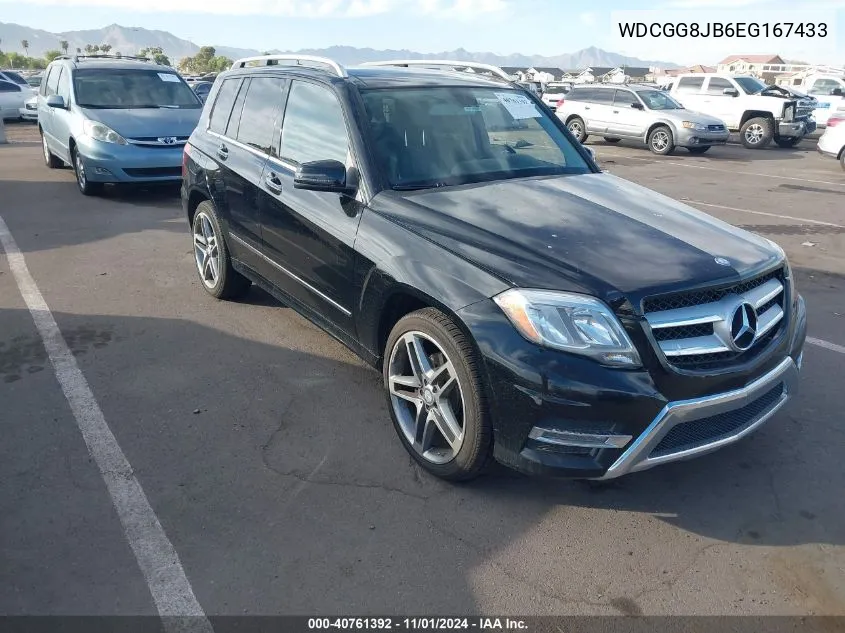 2014 Mercedes-Benz Glk 350 4Matic VIN: WDCGG8JB6EG167433 Lot: 40761392