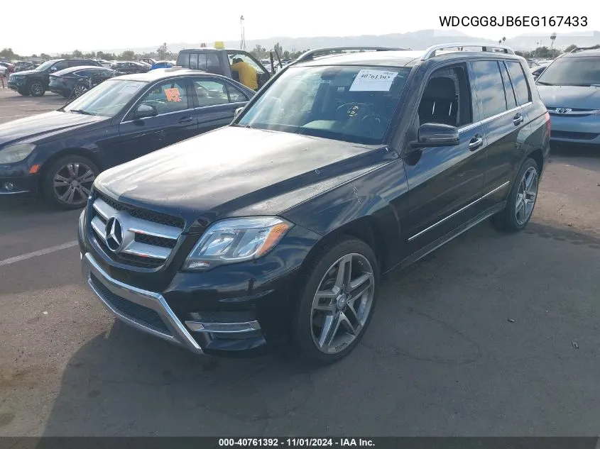 2014 Mercedes-Benz Glk 350 4Matic VIN: WDCGG8JB6EG167433 Lot: 40761392