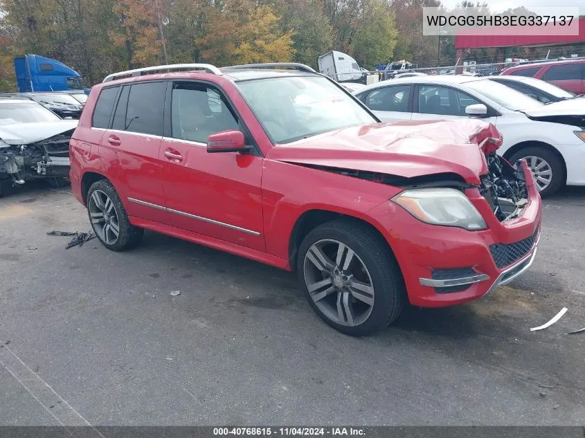 2014 Mercedes-Benz Glk VIN: WDCGG5HB3EG337137 Lot: 40768615