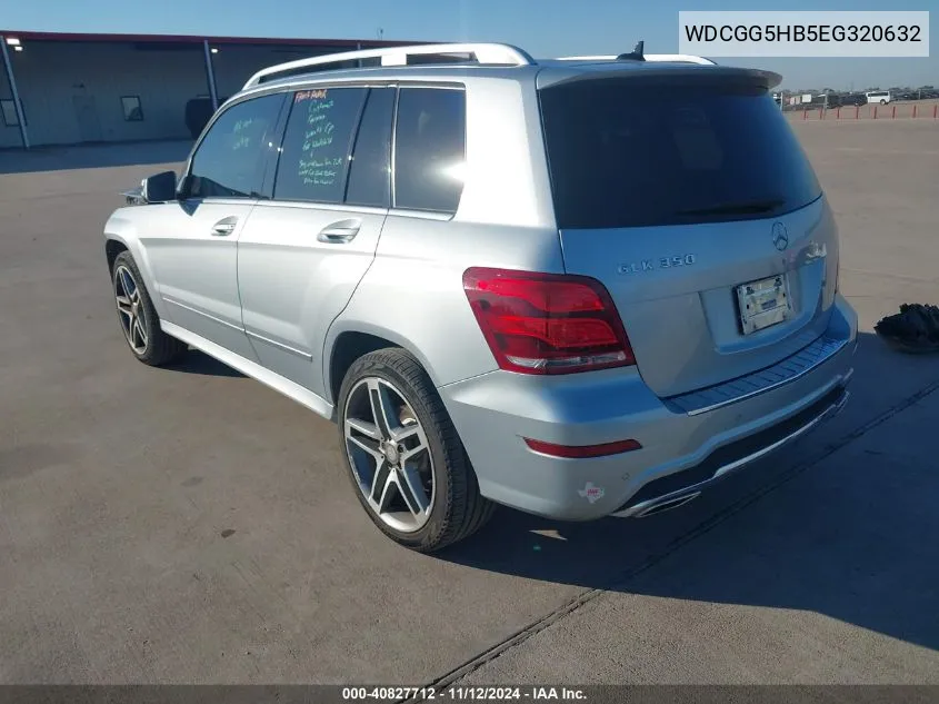 2014 Mercedes-Benz Glk 350 VIN: WDCGG5HB5EG320632 Lot: 40827712