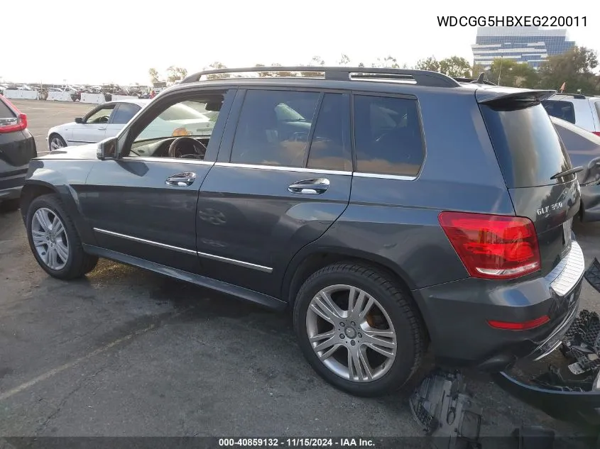 2014 Mercedes-Benz Glk 350 VIN: WDCGG5HBXEG220011 Lot: 40859132