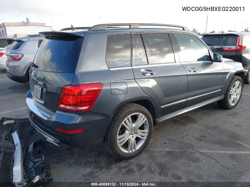 2014 Mercedes-Benz Glk 350 VIN: WDCGG5HBXEG220011 Lot: 40859132