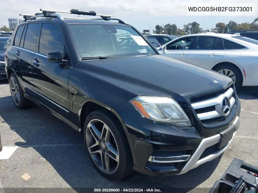 2015 Mercedes-Benz Glk 350 VIN: WDCGG5HB2FG373001 Lot: 39259600